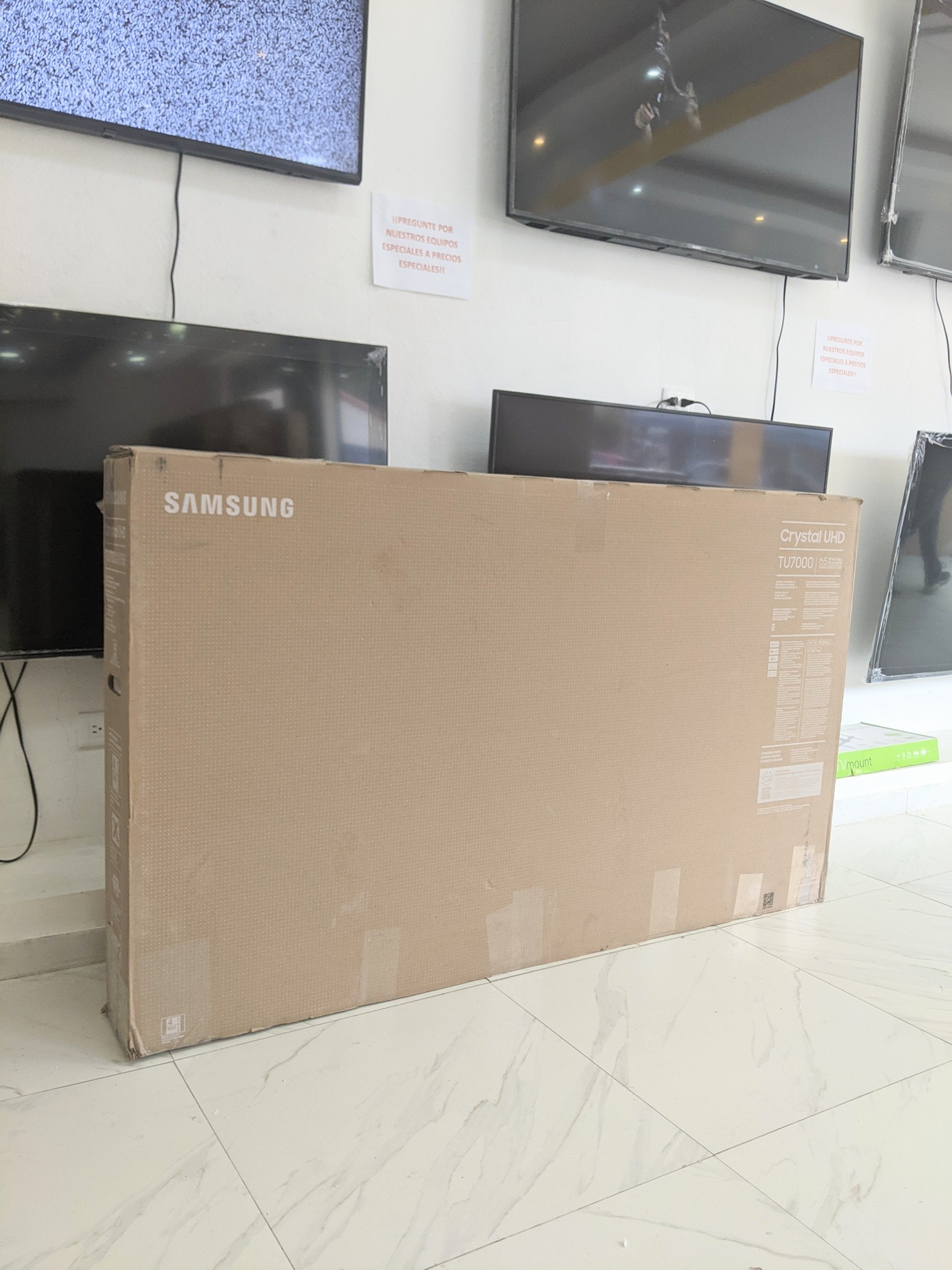 tv - Tv Samsung 65 TU7000 Smart TV 4K UHD Bluetooth 1 Año de Garantía Full, Tienda