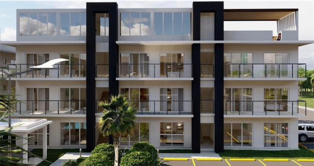 apartamentos - Venta de apartamentos económicos en bávaro Punta cana con piscina 1