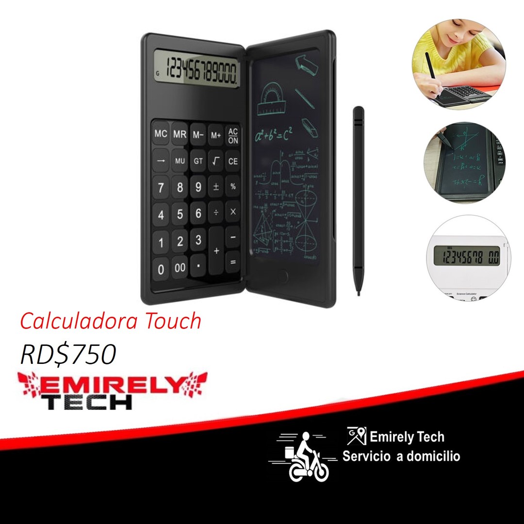 otros electronicos - Calculadora tableta calculadora touch calculadora con pantalla y lapiz 0