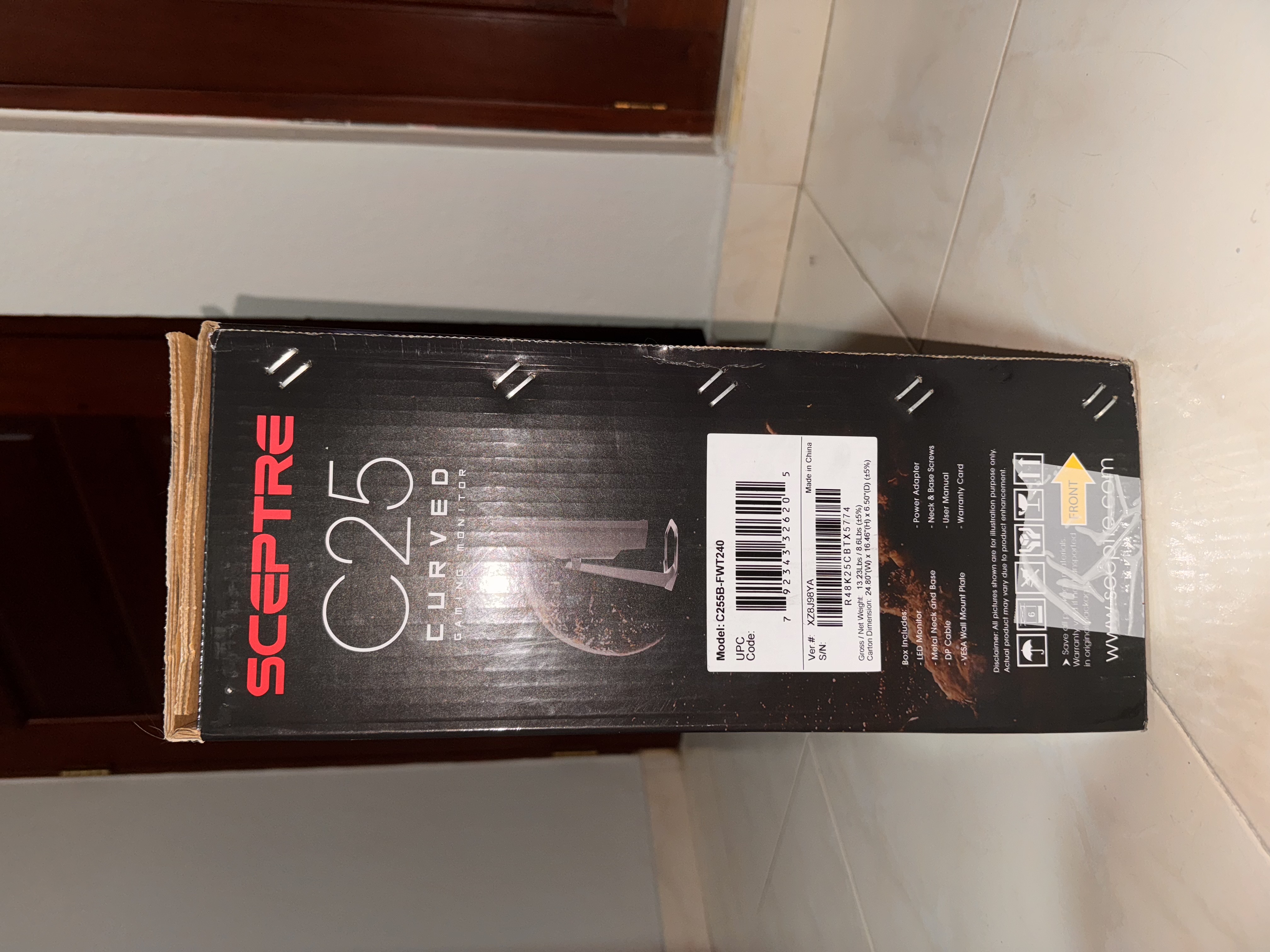 accesorios para electronica - Monitor Curvo 240 Hz 24.5 pulgadas FHD 3