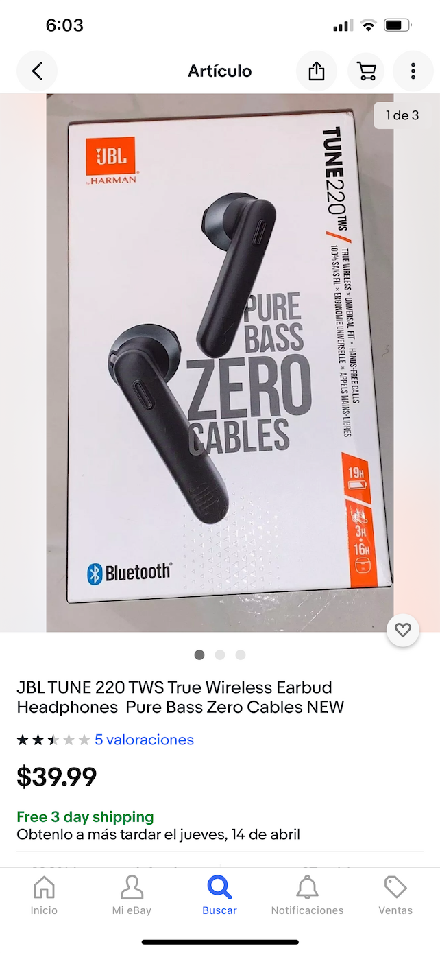 camaras y audio - JBL TUNE 220TWS - S.O. Auriculares in-ear inalámbricos. AirPods. Audífonos 7