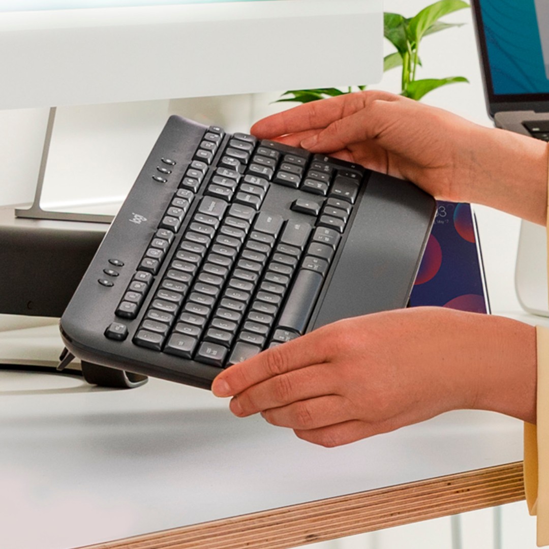 computadoras y laptops - TECLADO LOGITECH K650 INGLES (ENG) COLOR GRAFITO, USB WIRELESS RECEIVER 2.4GHZ W 1