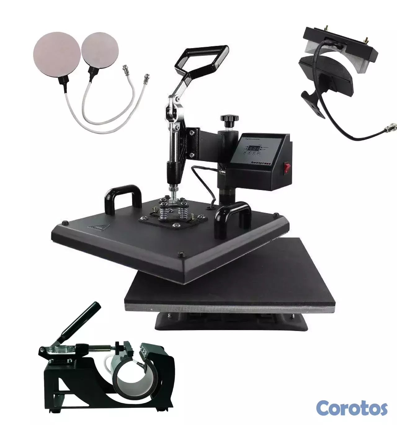 otros electronicos - Máquina de sublimación 5 en 1, 12"x15" 3