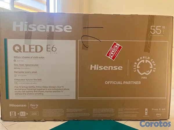 tv - Hisense 55" E6 Cinema Series Hi-QLED 4K UHD Smart Fire TV (55E6QF) 3