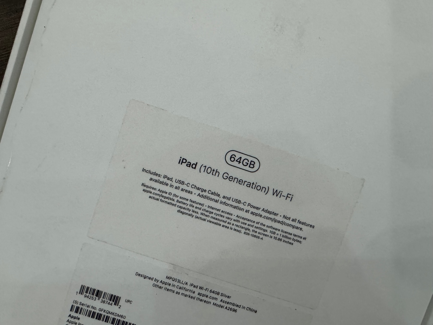 celulares y tabletas - iPad 10ma Generación 64GB Blanca Nueva Sellada RD$ 25,400 NEG 2