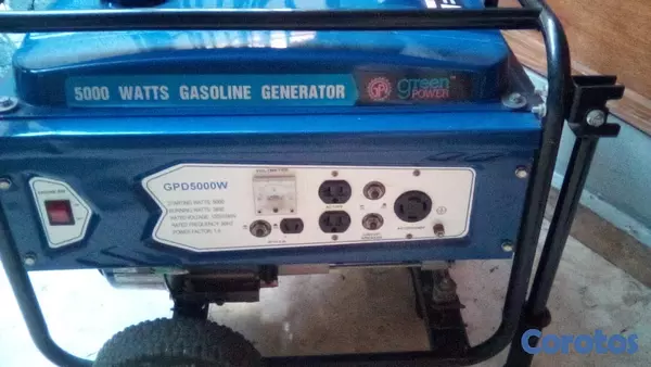 plantas e inversores - generador Green Power 5000 Watts de gasolina GENERADOR 2