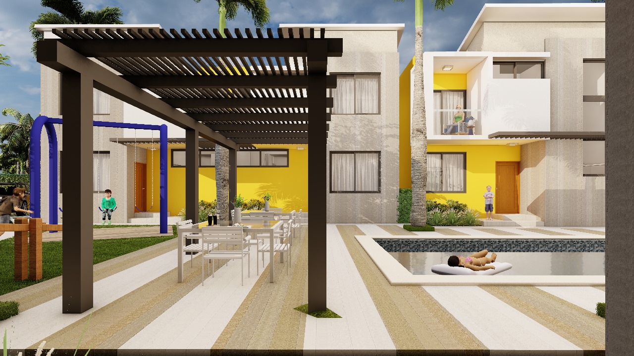 apartamentos - Casas con terraza y patio en Bavaro Punta Cana 4
