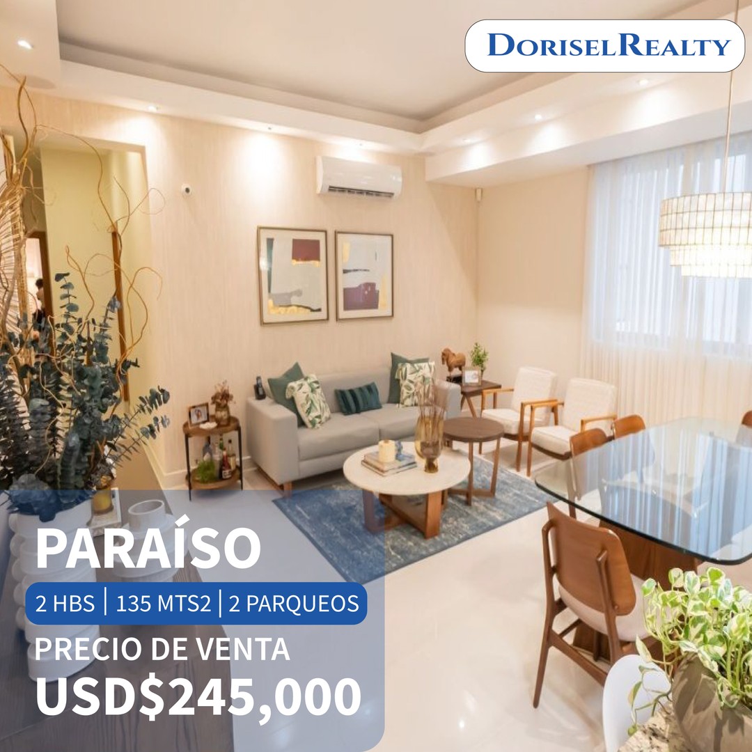 apartamentos - VENTA DE ESPECTACULAR APARTAMENTO UBICADO EN PARAÍSO