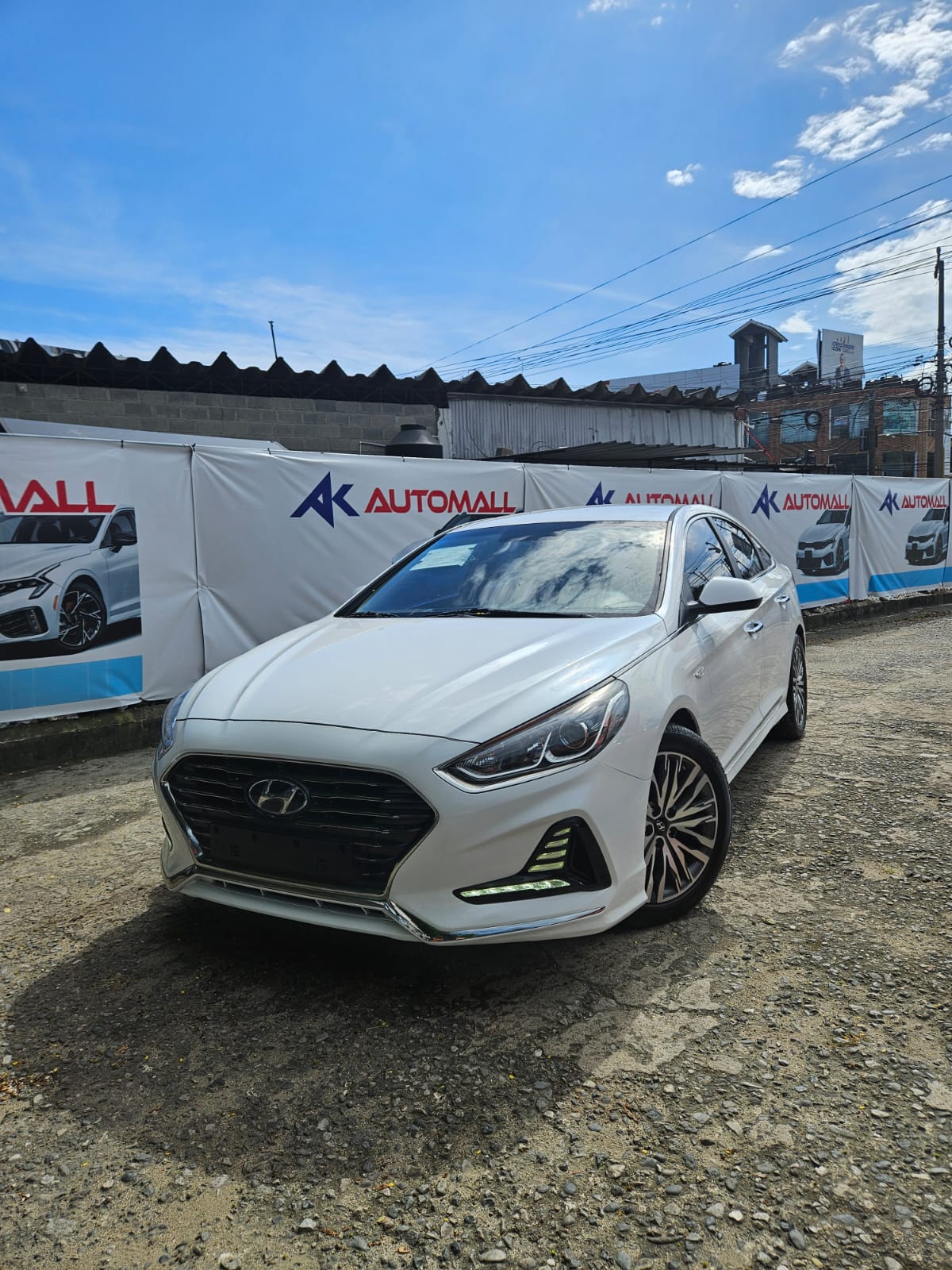 carros - HYUNDAI SONATA NEW RISE 2018 BLANCO GASOLINA 1