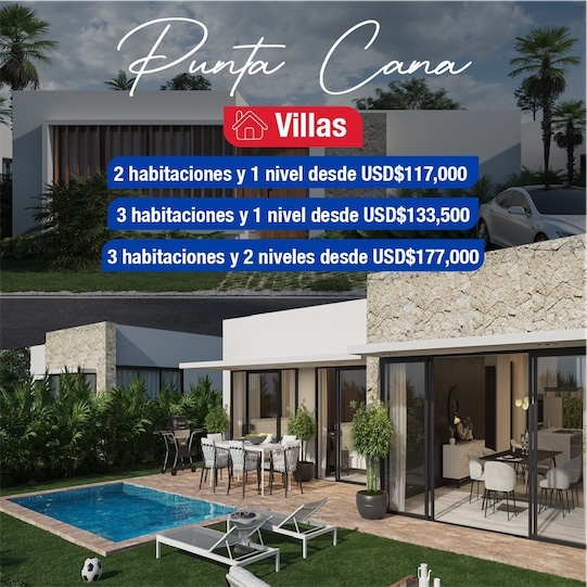 casas vacacionales y villas - Venta de Villa en punta cana con piscina a precio de oferta reserva con 1000 usd