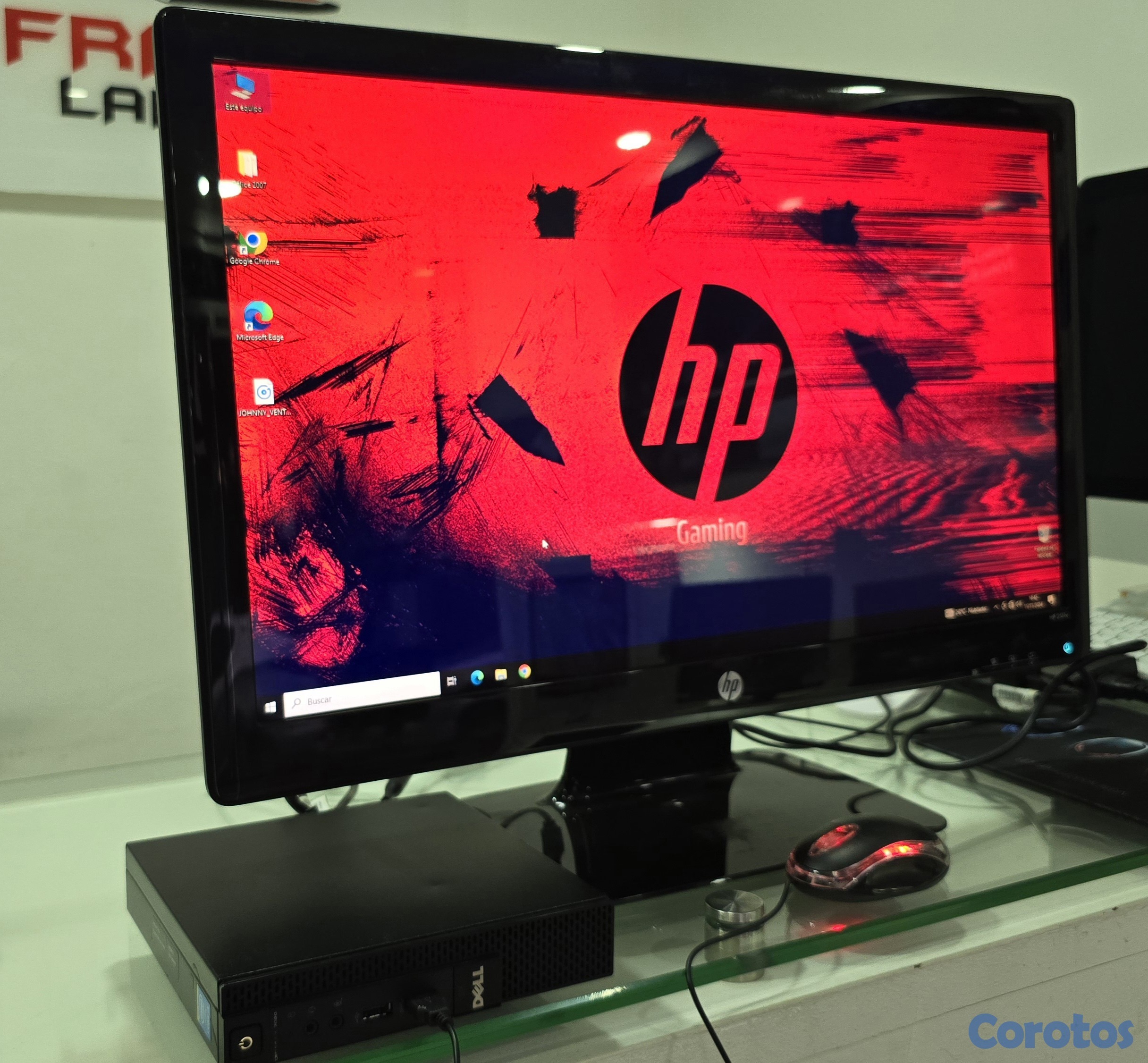 computadoras y laptops - Computadora Mini cpu Dell Monitor hp 25 Pulg intel Core i5 Ram 8gb Disco 256gb  1