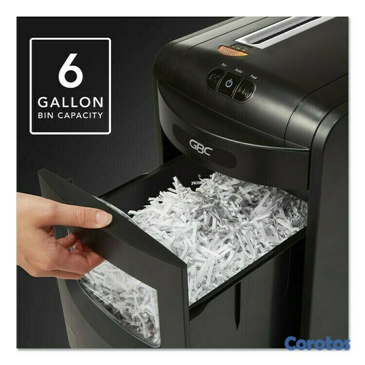 impresoras y scanners - TRITURADORA DE CORTE TRANSVERSAL SIN ATASCOS DE NIVEL P-3 DE 10 HOJAS 2