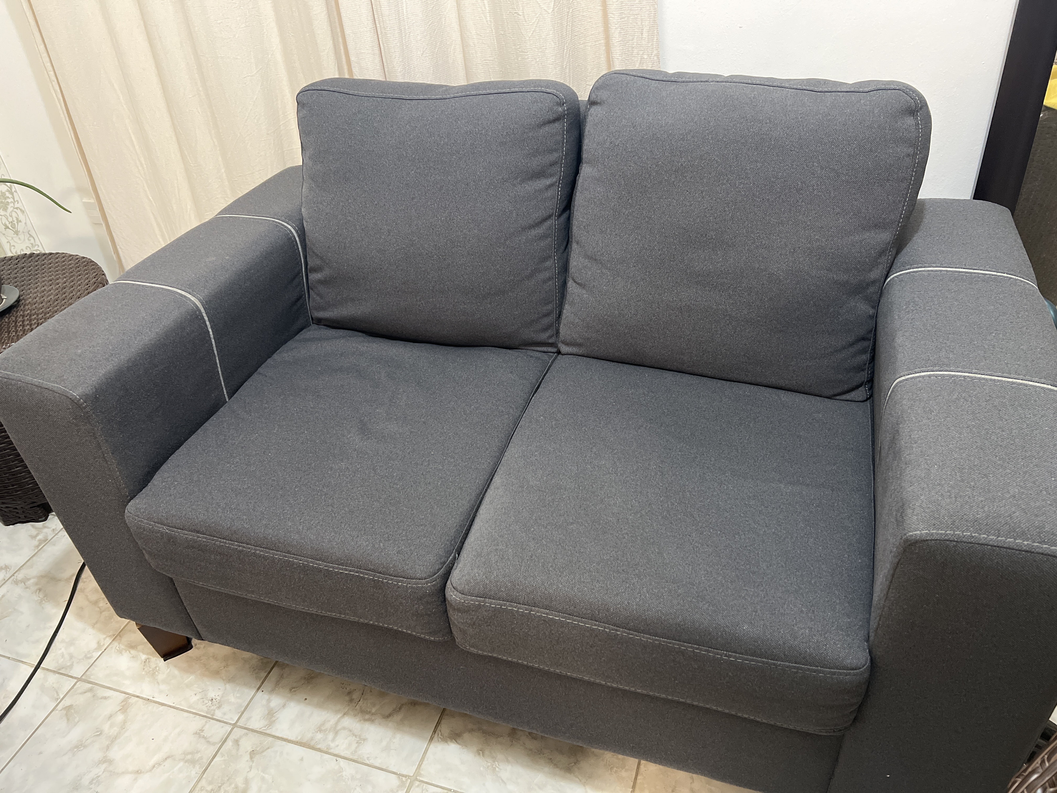 muebles y colchones - par de muebles de sala en venta  3