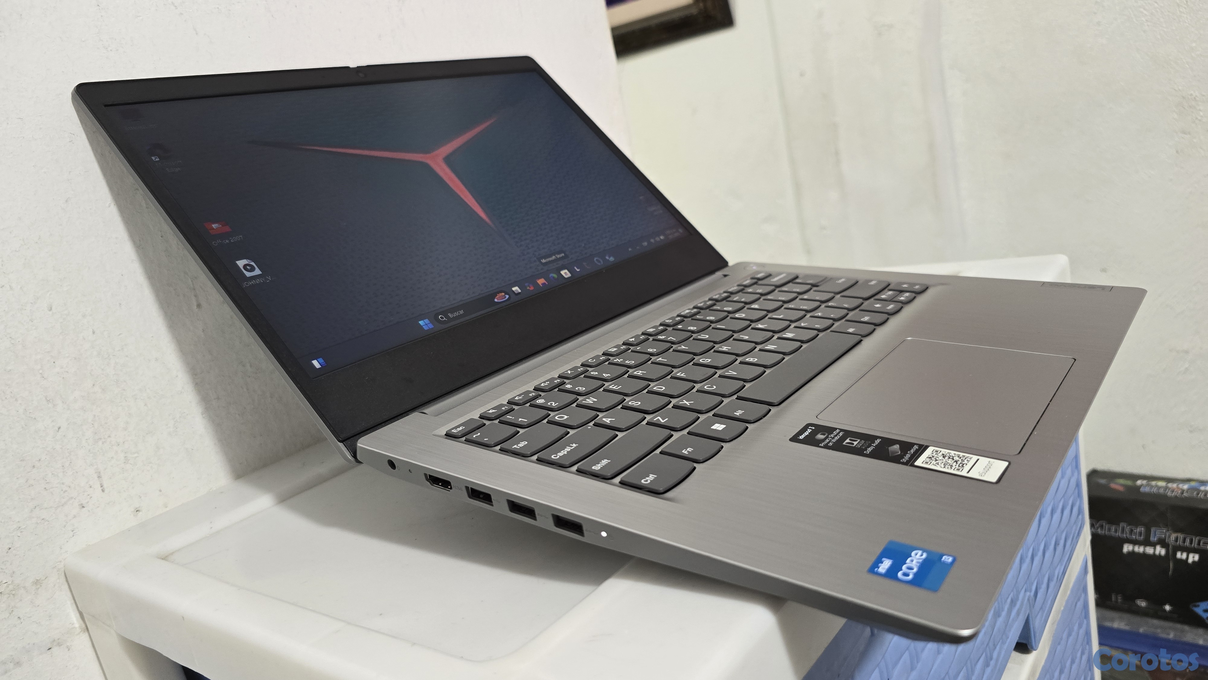 computadoras y laptops - lenovo Slim 14 Pulg Core i3 11th Gen Ram 8gb ddr4 Disco 128gb SSD Wifi hdmi  2