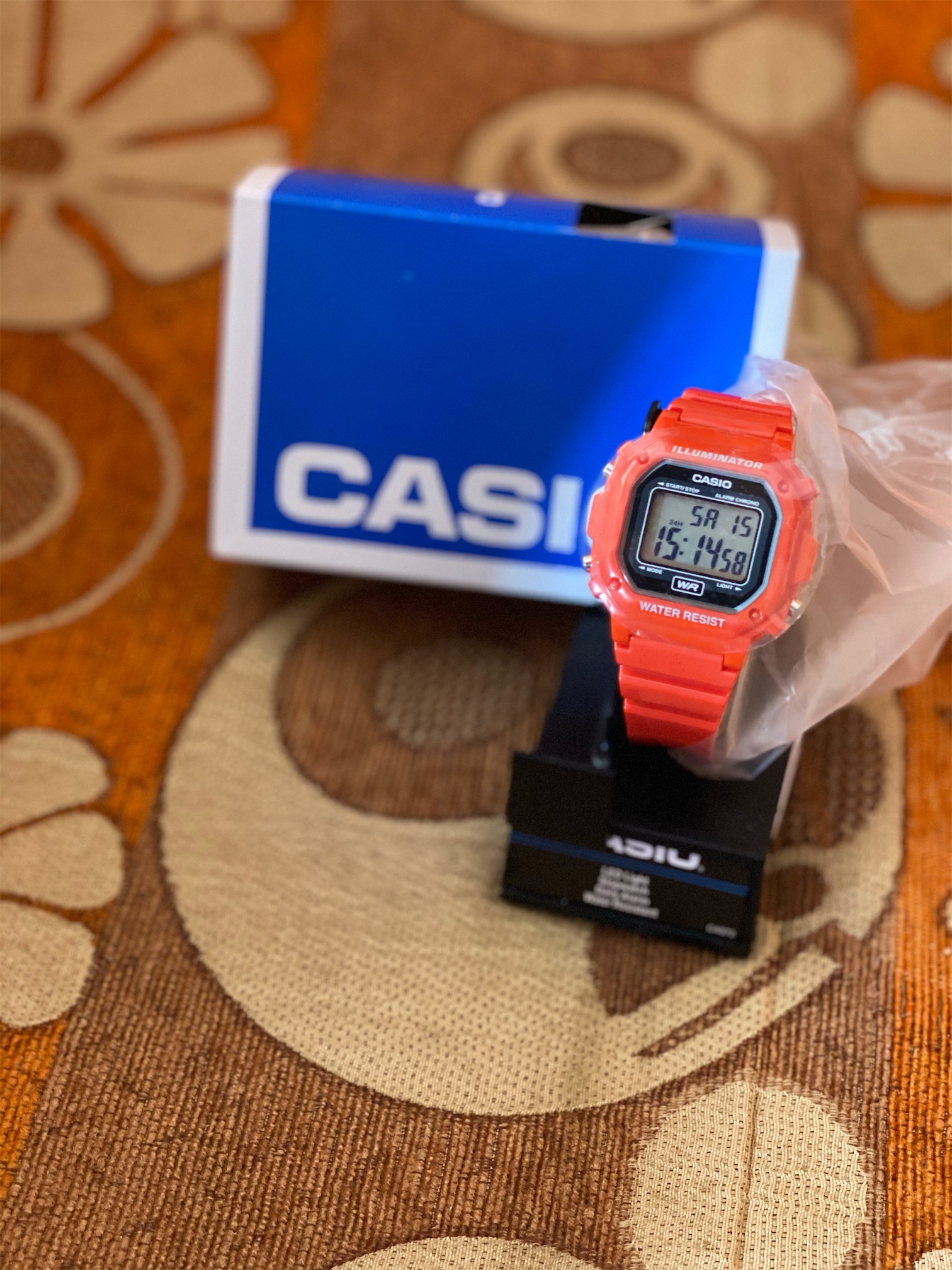 joyas, relojes y accesorios - Reloj casio rojo