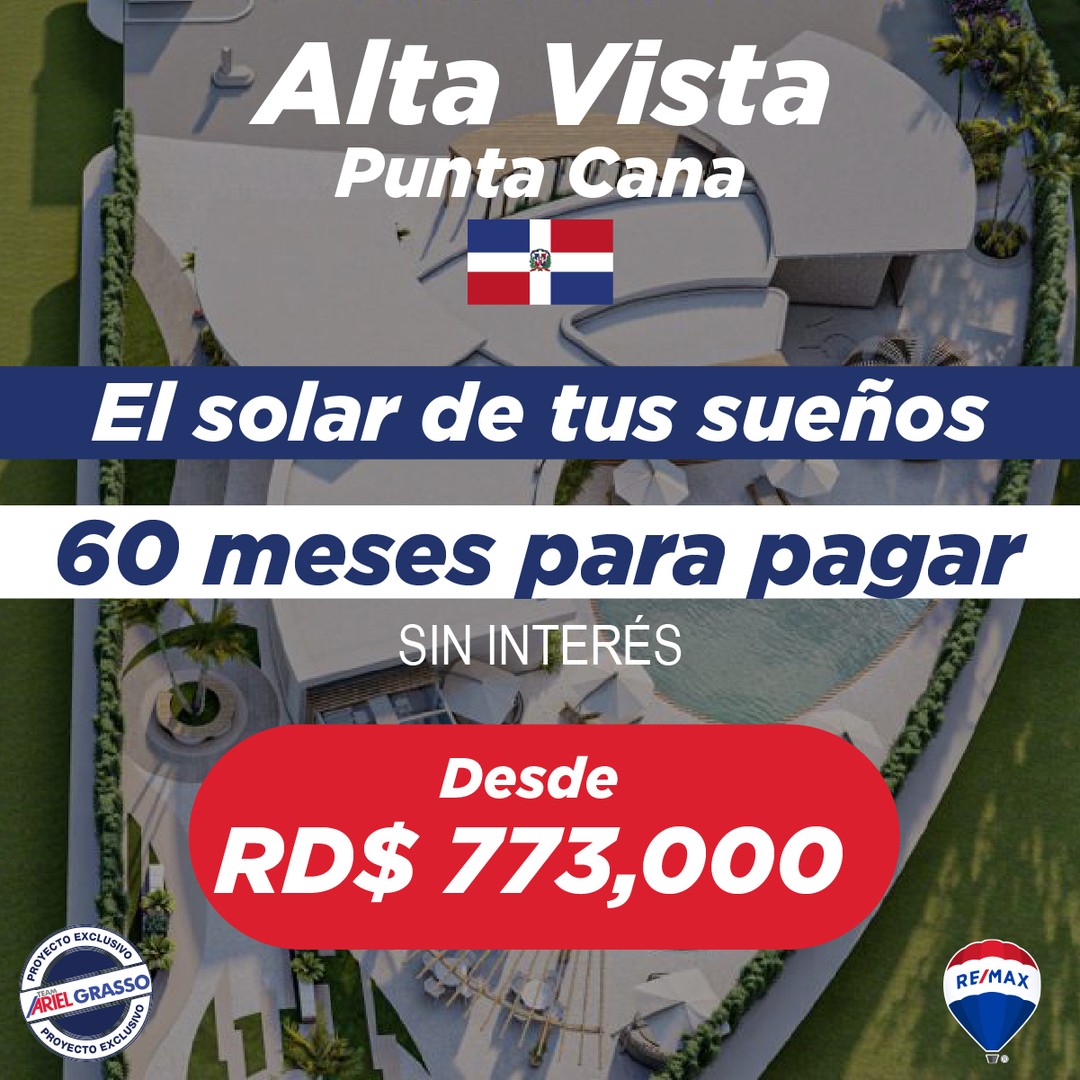 solares y terrenos - Proyecto de Solares: ALTA VISTA VILLAGE, BÁVARO/PUNTA CANA