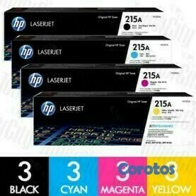 computadoras y laptops - TONER HP 215A  TOTALMENTE ORIGINALES EN TODOS LOS COLORES 