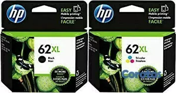 impresoras y scanners - CARTUCHO HP 62XL ALTO RENDIMIENTO NEGRO Y DE COLOR TOTALMENTE ORIGINA 2