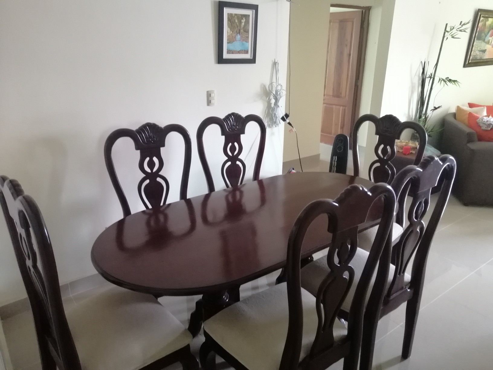 muebles y colchones - Comedor de 6 sillas