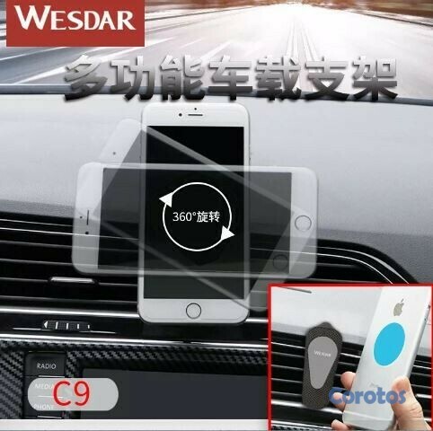 accesorios para electronica - Soporte universal de celular para carro ventanilla de aire CJ-23 2