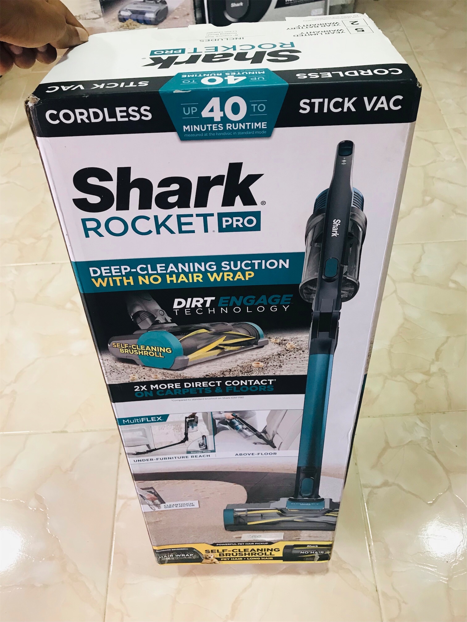 electrodomesticos - ASPIRADORA INALÁMBRICA INTELIGENTE SHARK ROCKET PRO