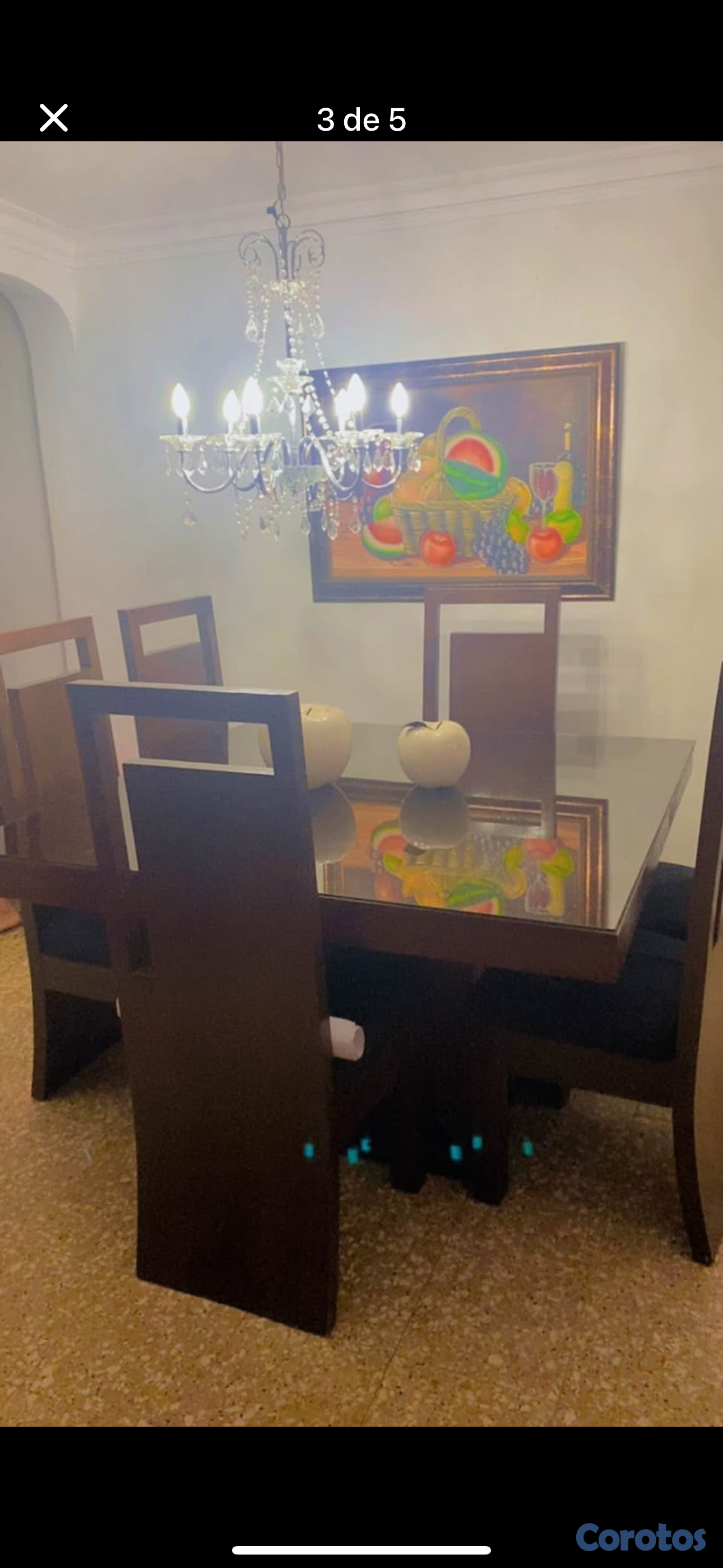 muebles y colchones - Comedor en caoba y credensa  1