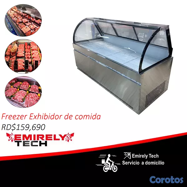 equipos profesionales - Freezer vitrina exhibidora de carnes embutidos 1