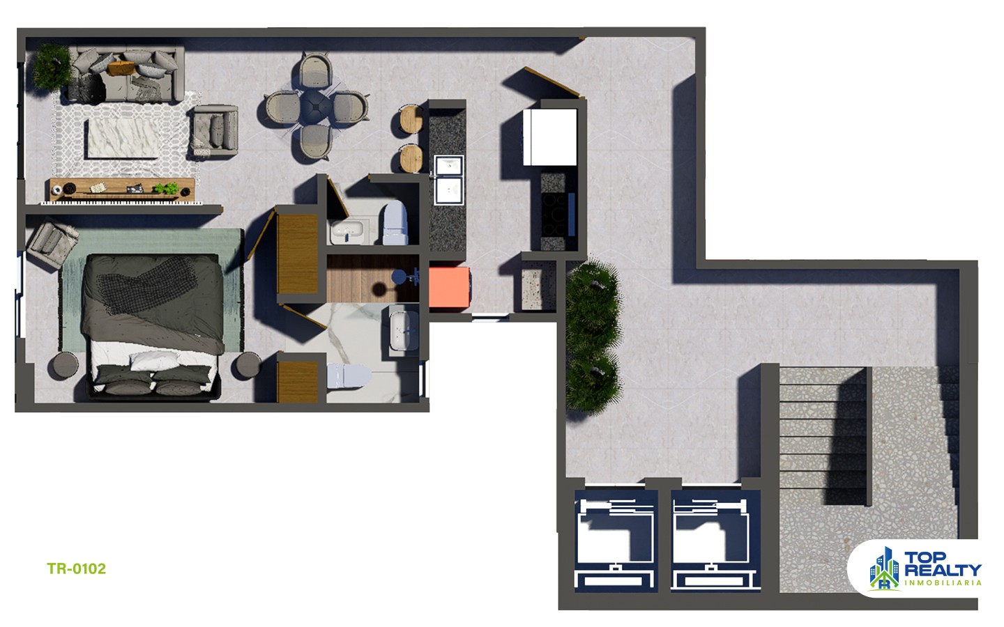 apartamentos - TR-0102 A: Lujo Íntimo: Apartamentos 1 Hab. con Amenidades Exclusivas (AirBnb) 3