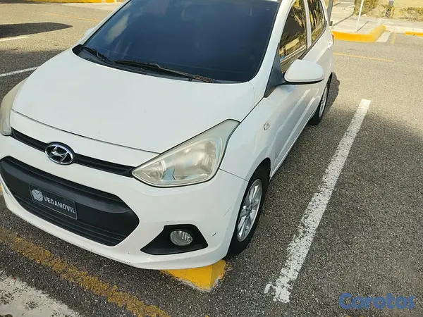 carros - Hyundai Grand i-10 2015 Hatchback Blanco 4