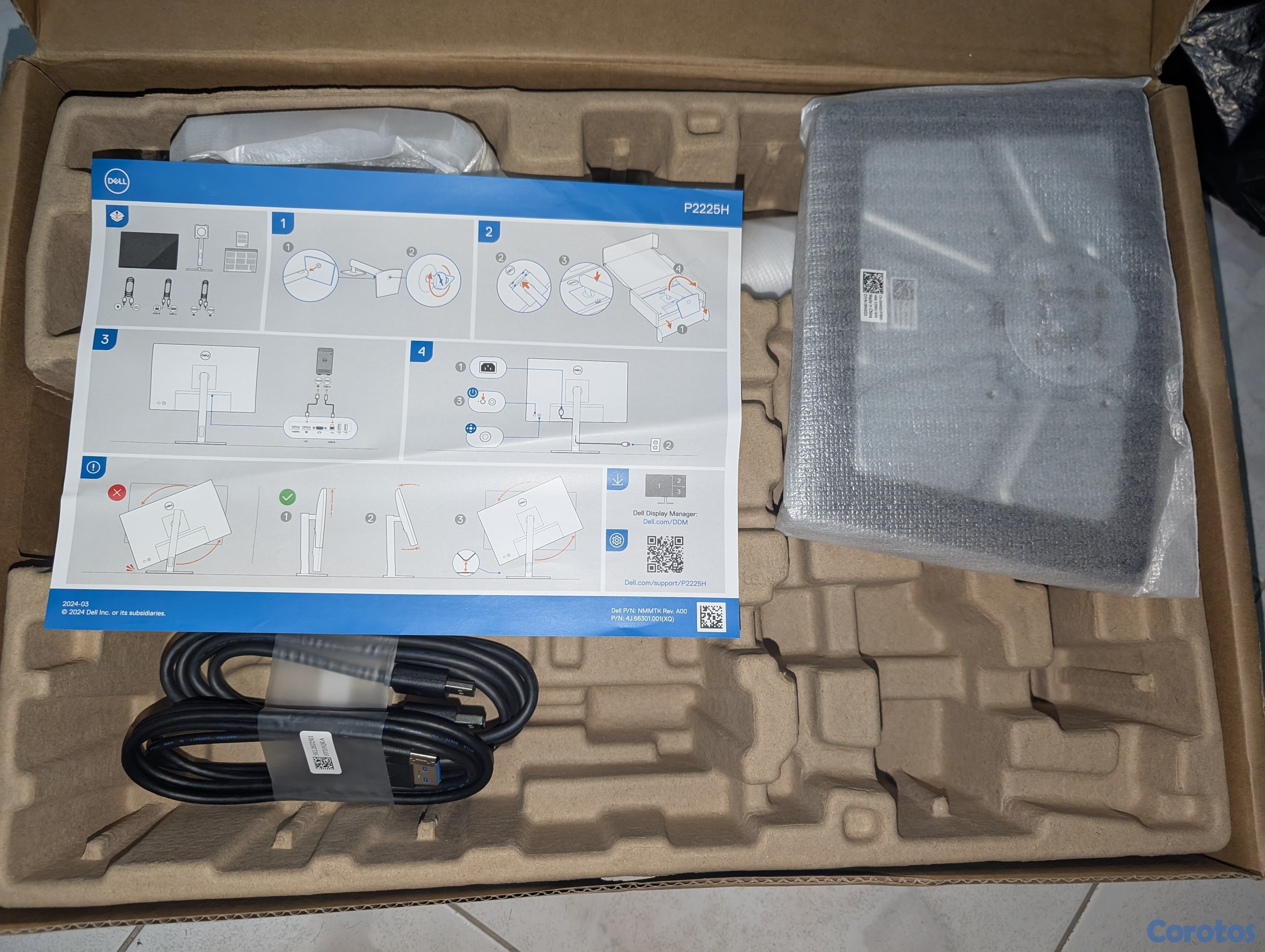 computadoras y laptops - Monitor Dell P2225H 22" IPS 16:9  3