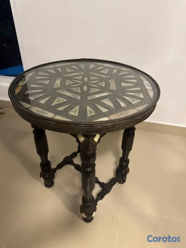 muebles y colchones - MESA REDONDA MARROQUI 2