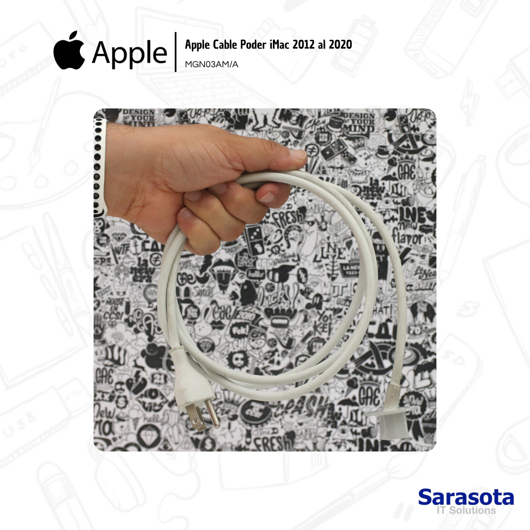 accesorios para electronica - Apple Cable de poder blanco para iMac 1