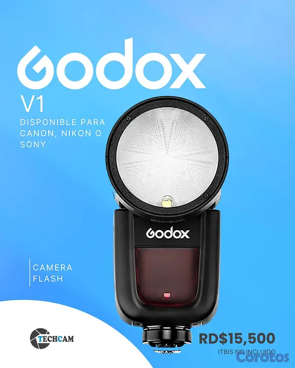 camaras y audio - FLASH DE CAMARA MARCA GODOX 2