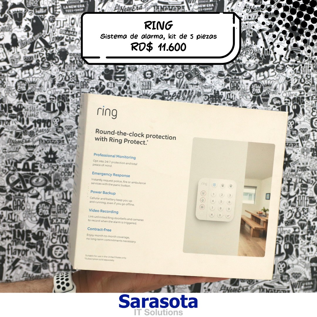 accesorios para electronica - Ring Alarma, Home security kit 5, Somos Sarasota 1