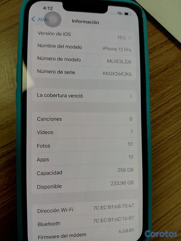 celulares y tabletas - Iphone 13 Pro  6