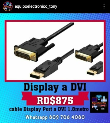 otros electronicos - Cable display por y óptico 4