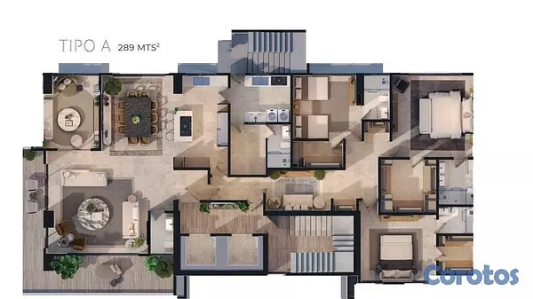 apartamentos - Apartamento en venta en Paraiso 6