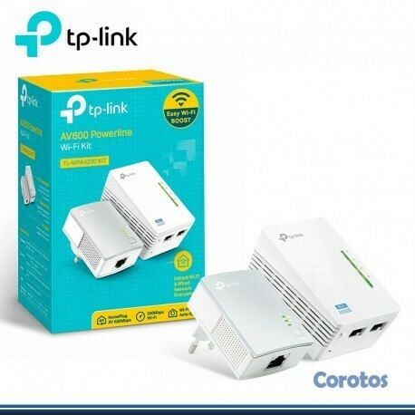 computadoras y laptops - POWERLINE TP-LINK TL-WPA4220KIT, ACCESS POINT TL-WPA4220, 2.4GHZ/300MBPS, 4
