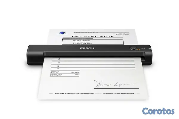 impresoras y scanners - SCANNER EPSON WORKFORCE ES-50, PORTATIL, (ESCANEO MANUAL) 600 X 600 DPI, USB,  2