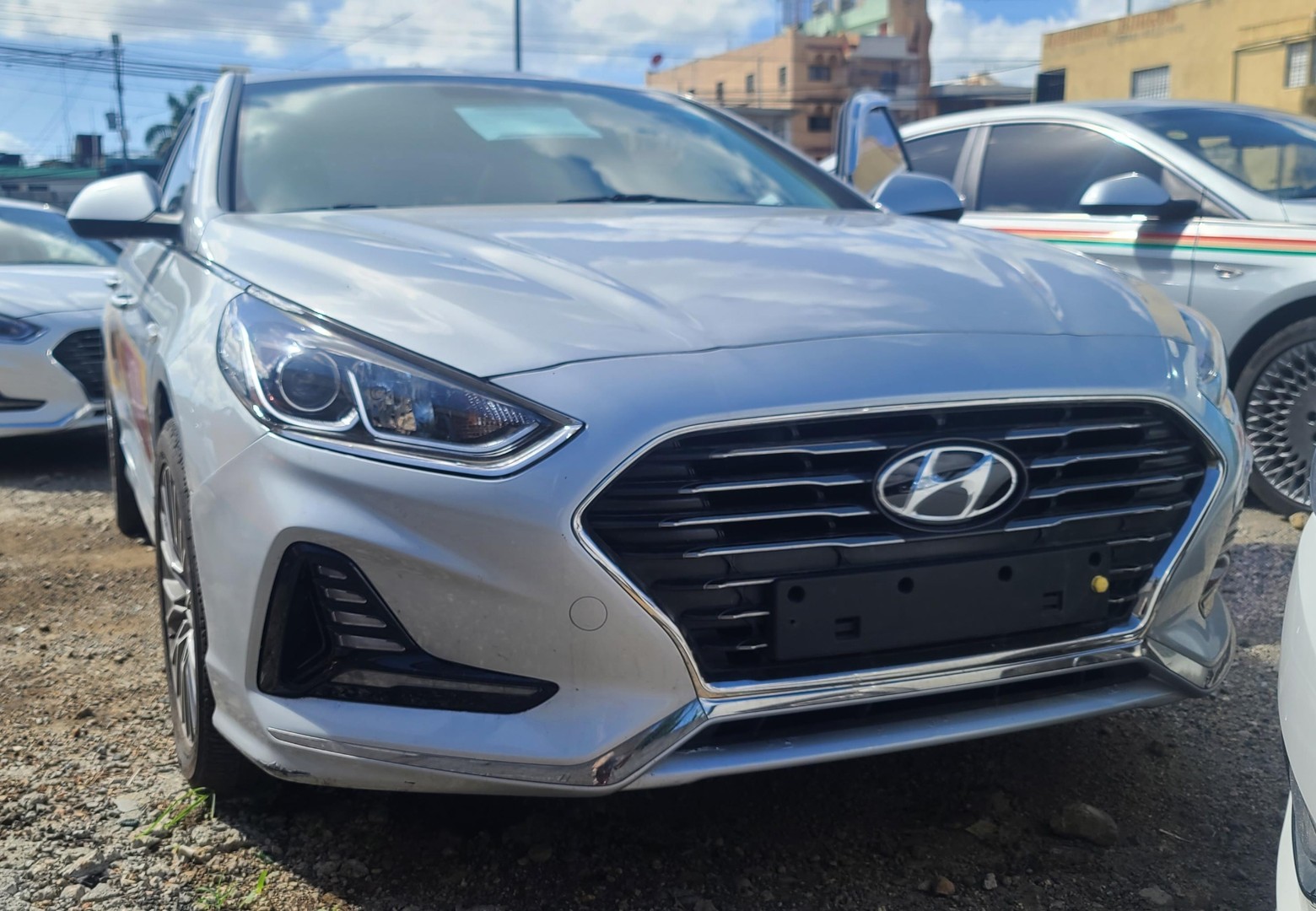 carros - HYUNDAI SONATA NEW RISE 2018 GRIS 0