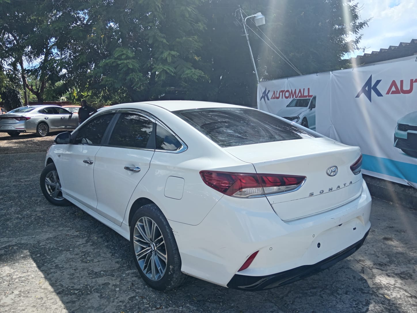 carros - HYUNDAI SONATA NEW RISE 2019 BLANCO 4