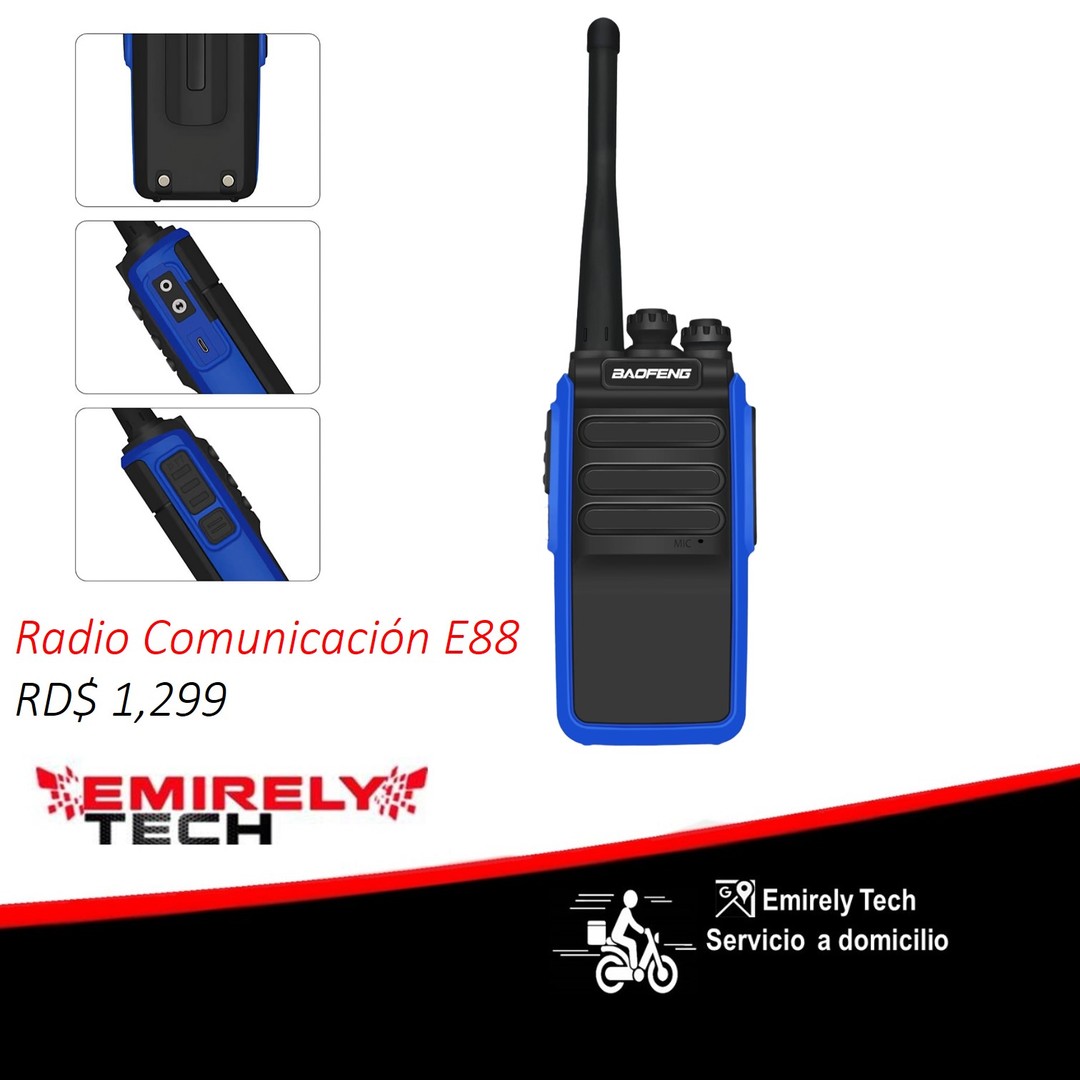 equipos profesionales - Radio Comunicacion Walkie Talkie Marca Baofeng E88 0
