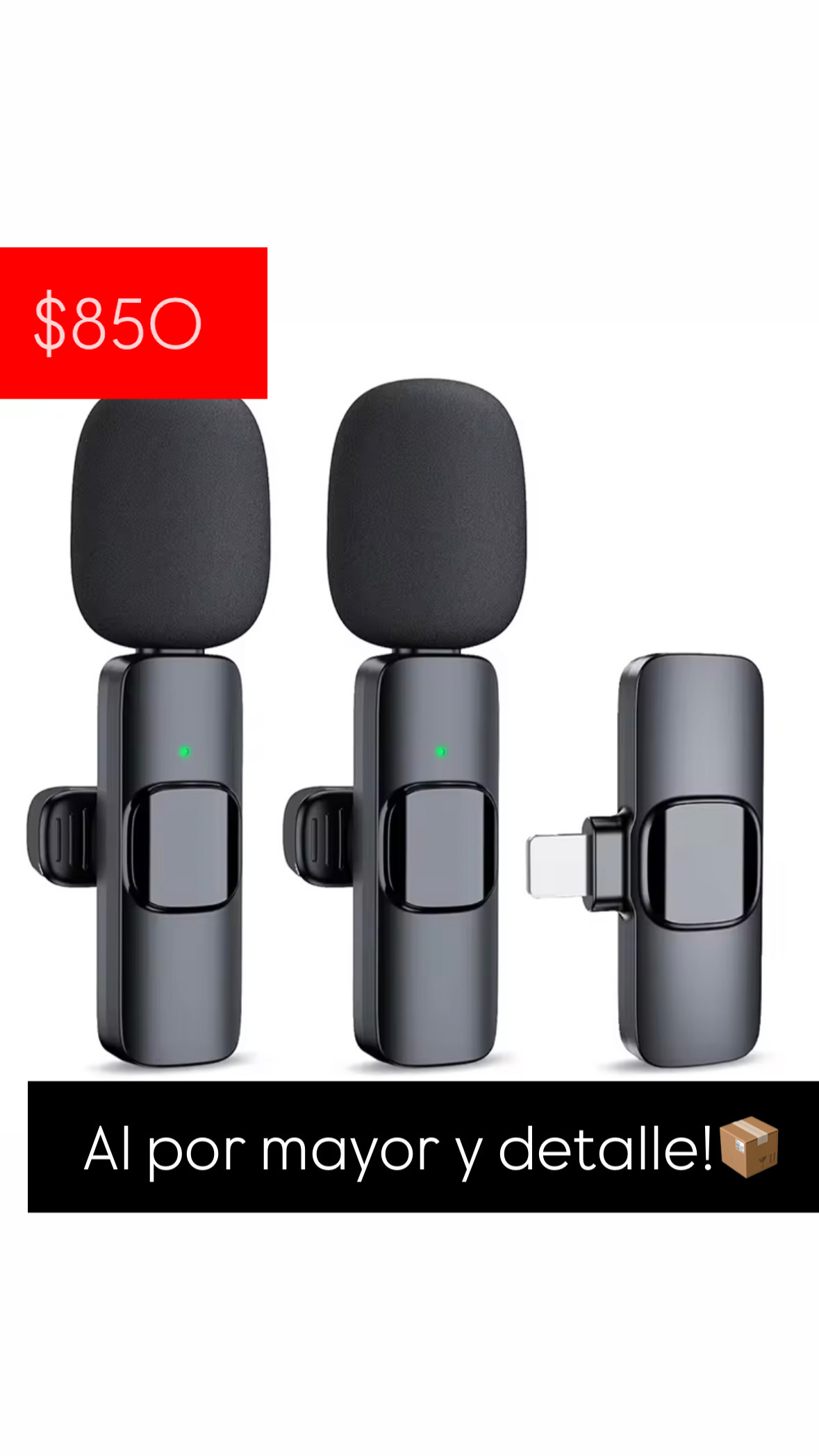 camaras y audio - Micrófono inalámbrico (Reducción de Ruido)