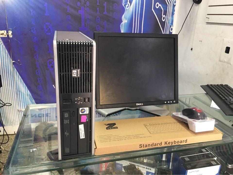 computadoras y laptops - COMBO COMPUTADORA COMPLETA CON CPU CORE 2 DUO  80 HDD 2GB DE RAM 0