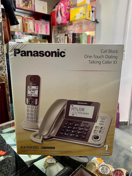 celulares y tabletas - Panasonic KXTGF350N Dect 1-Handset teléfono fijo 4
