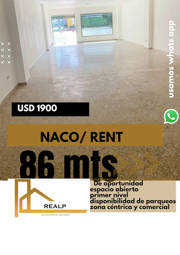 oficinas y locales comerciales - Local primer nivel Naco 1