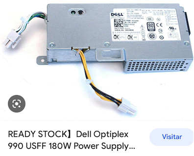 otros electronicos - Vendo power suplay Dell optiplex Usff