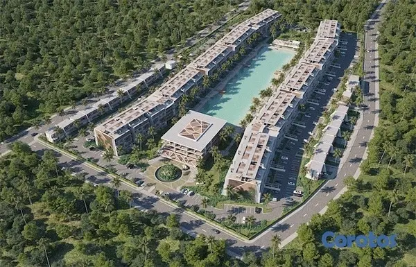apartamentos - Venta de apartamentos en punta cana con piscina y cerca de la playa  2