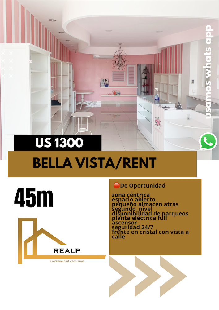 oficinas y locales comerciales - Local céntrico y moderno en bella vista  0