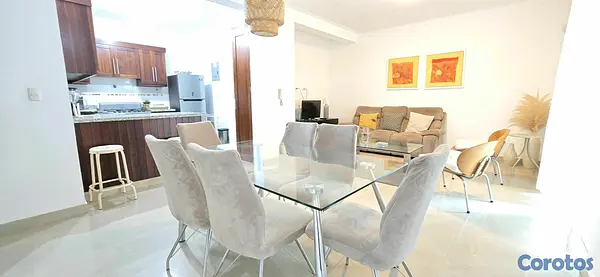 apartamentos - ALQUILÓ 1er piso amueblado cerro hermoso a 2 minutos de unión medica 10